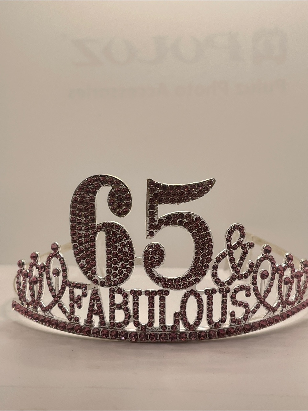 Pink 65 and fabulous birthday tiara